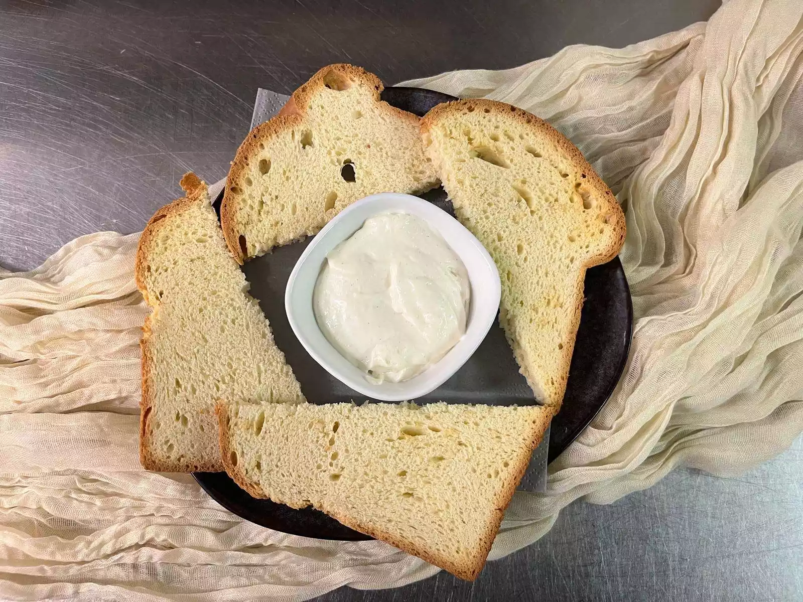 Halligbrot und Aioli